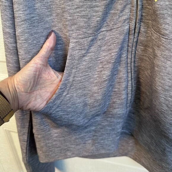 Warrior by Danica Patrick Hoodie Women's Medium Gray Zip Up Long Sleeve - Picture 9 of 10